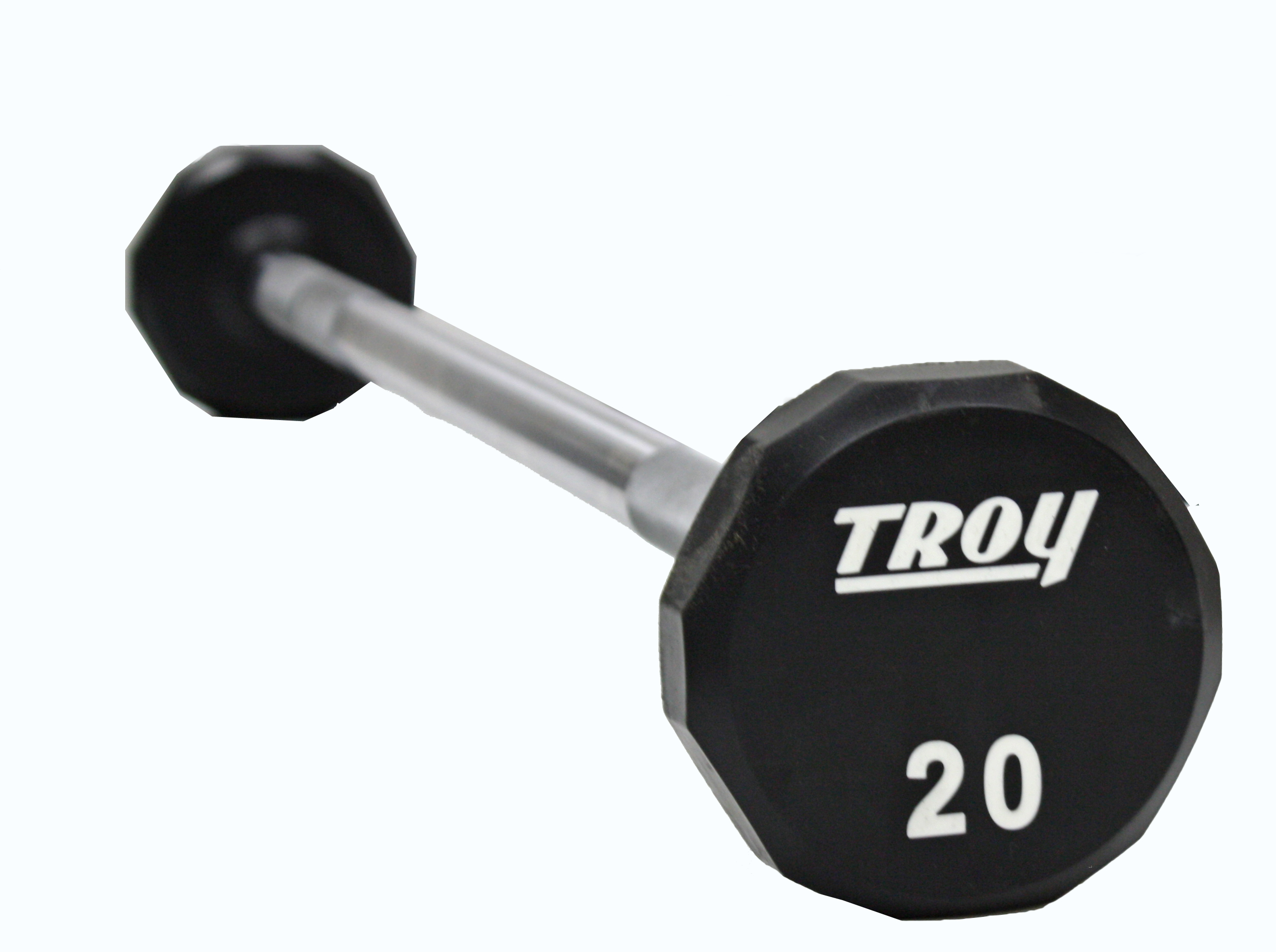 12-Sided Urethane Straight Barbell