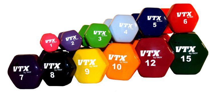 Vinyl Hex Dumbbell