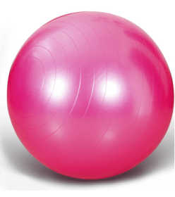 Color: Pink, Size: 45cm - Yoga Hip-thickening Ball thick explosion-proof children's ball pat ball yoga ball Pilates ball