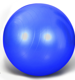 Color: Blue, Size: 75cm - Yoga Hip-thickening Ball thick explosion-proof children's ball pat ball yoga ball Pilates ball