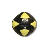 4 lb Leather Wall Ball (Black/Yellow)