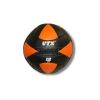 4 lb Leather Wall Ball (Black/Yellow)