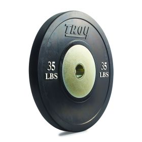 35 lb Troy Competition Black Bumper Plate