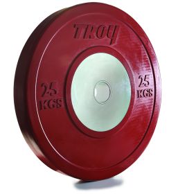 25 kg Troy Competition Grade Red Rubber Bumper