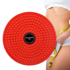 Portable Massage Twisting Disc Lightweight Fitness Board Home Slimming Fitness Equipment For Weight Loss red