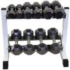 5 pair Horizontal DB Rack. Stores a 5-25lb dumbbell run.