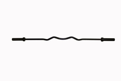 International Style 6' E-Z Curl Bar - Black, 30 mm