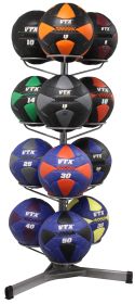 Wall Ball Rack W/ 8~50 Pound Wall Balls (GWBR loaded with PWB)