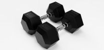 3 lb 6 Sided Rubber Hex Dumbbell