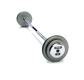 Pro-Style Straight Barbell with Chrome Endcaps