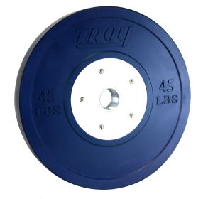 45lb Troy Competition Grade Blue Rubber Bumper