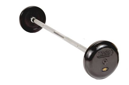 Pro-Style Rubber Encased Straight Barbell