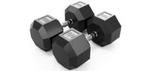 5 lb 8-Sided Rubber Encased Dumbbell