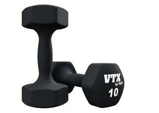 1 lb Vinyl Hex Dumbbell (Pink)