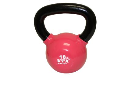 18 lb Vinyl Kettlebell (Pink)