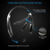 Foldable Wireless Headsets Wireless 4.1 Sport Neckband Stereo Headphones Sweatproof Earphones Earbuds