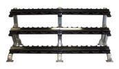 3 Tier 15 Pair Dumbbell Saddle Rack