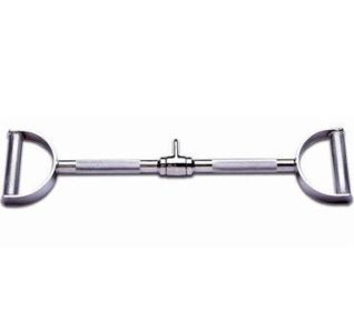 24" Straight Pro-style Lat bar w/ Forged Swivel- Solid New ERGO Handle.